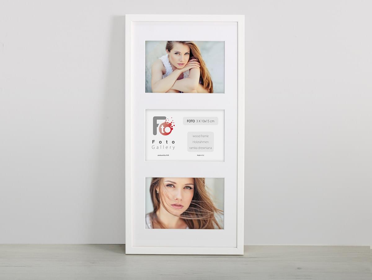 Fotogalerij Hout Wit 20X42 CM