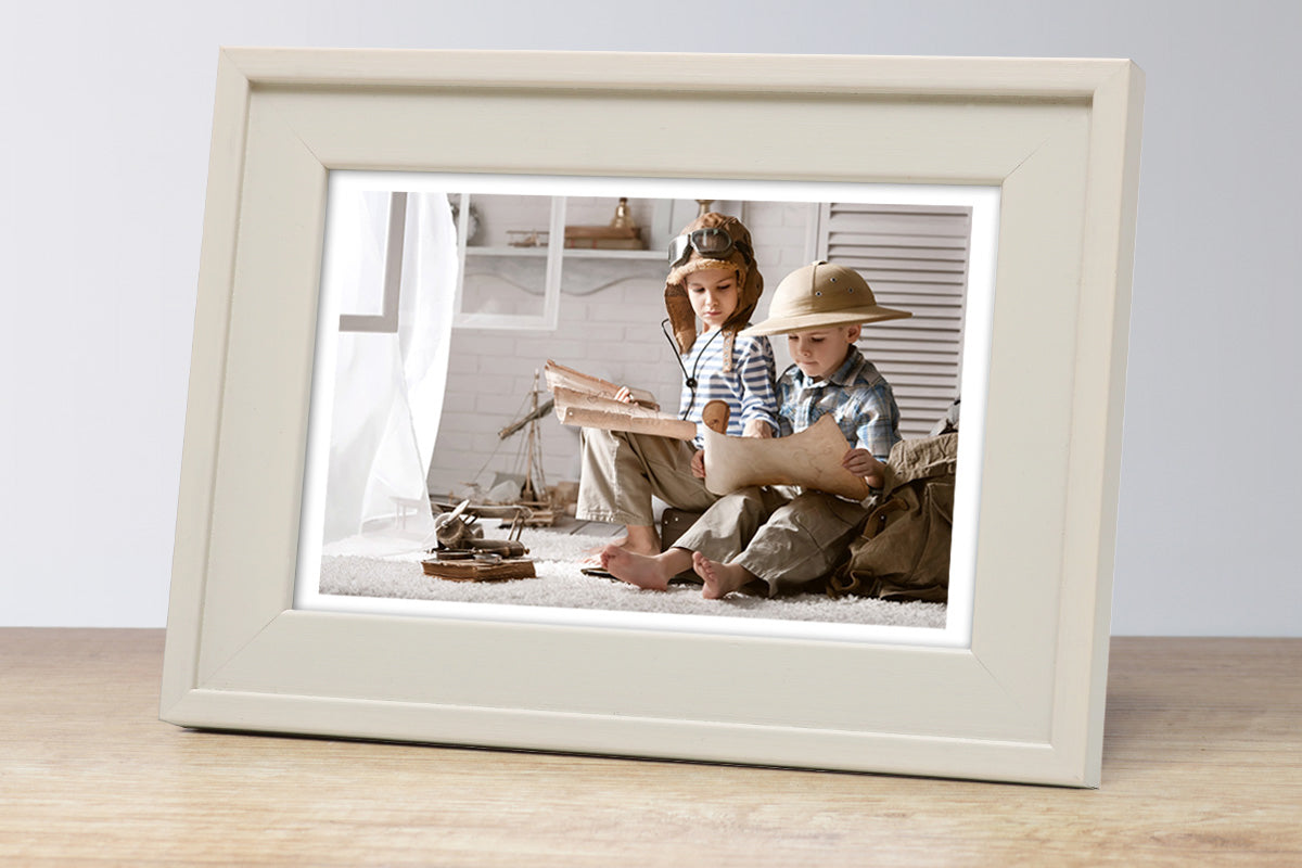 Houten Fotolijst Mokka Crème 13X18 CM