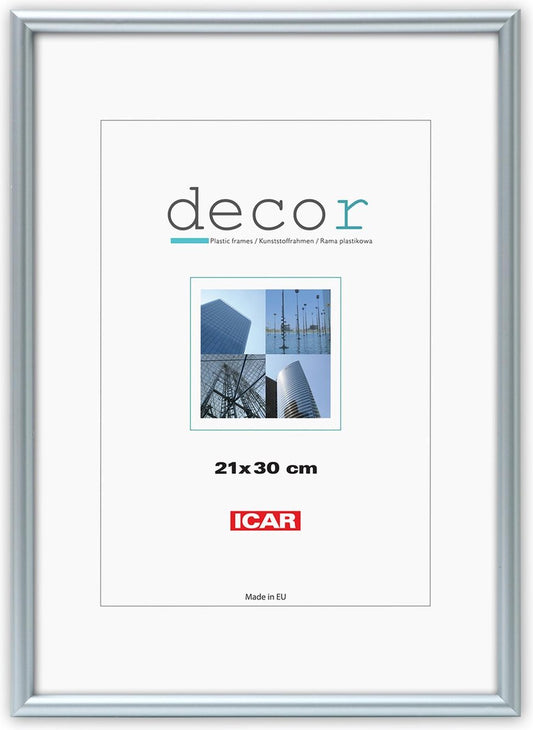 Kunststof Fotolijst Decor Zilver 40X60 CM