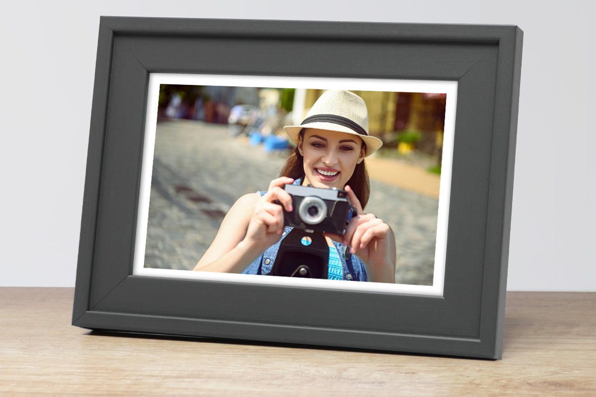 Houten Fotolijst Mokka Donkergrijs 10X15 CM