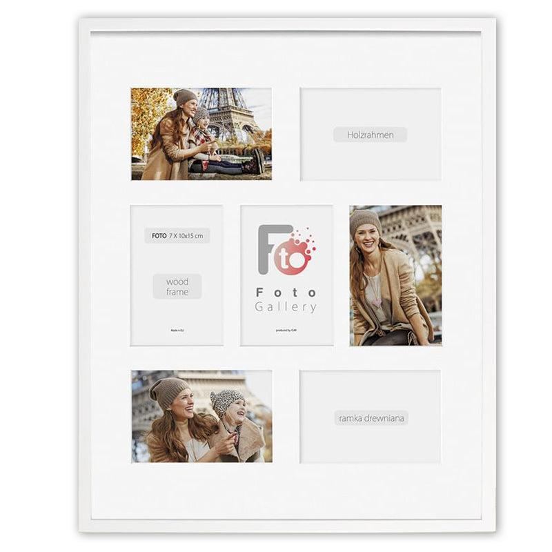 Fotogalerij Hout Wit 40X50 CM