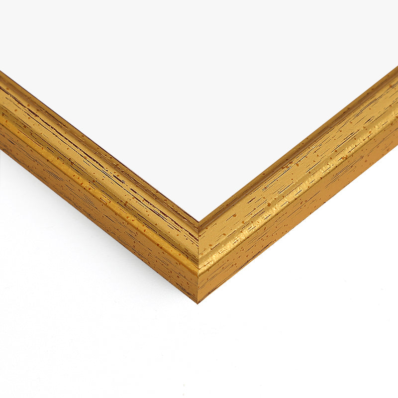 Antiek Houten Fotolijst Goud 13X18 CM